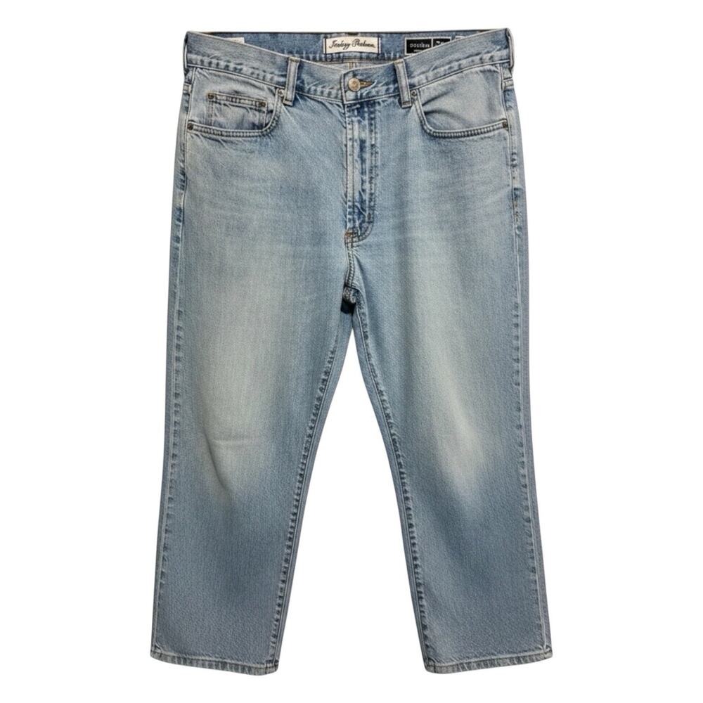 Indigo Palms‎ Size 36 X 32 Women's Jeans Cropped Mid Rise Soft Light Indigo Blue - Picture 13 of 13